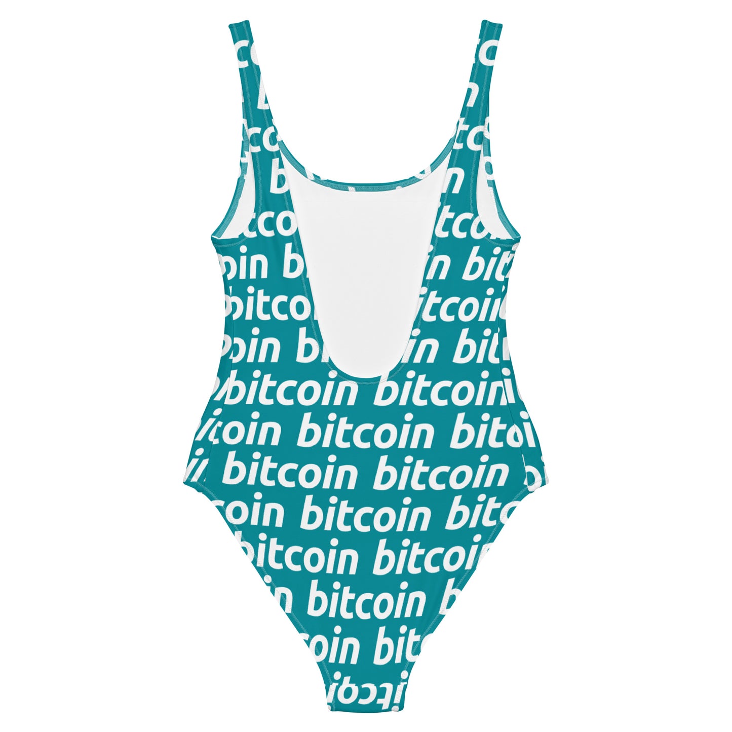 Bitcoin Blue White Swimsuit
