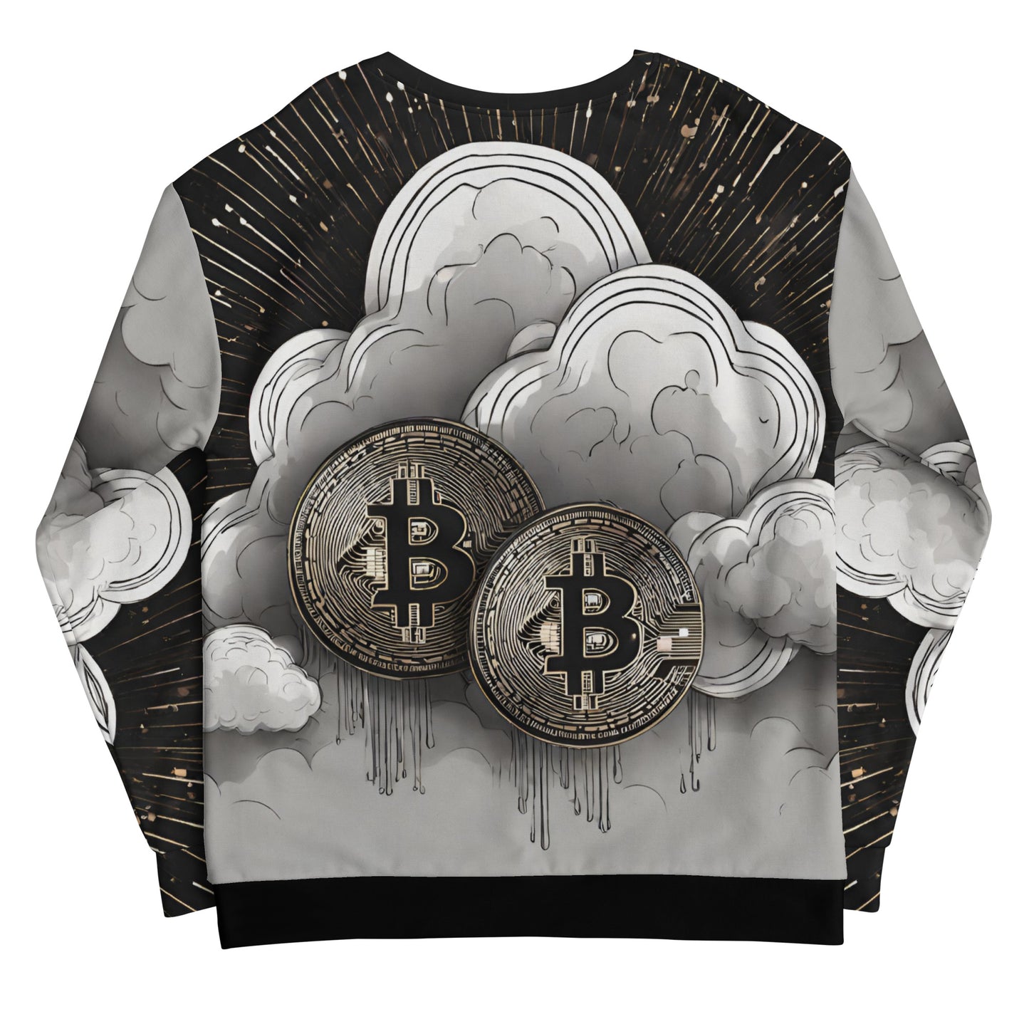 Bitcoin Cloud Art Sweatshirt