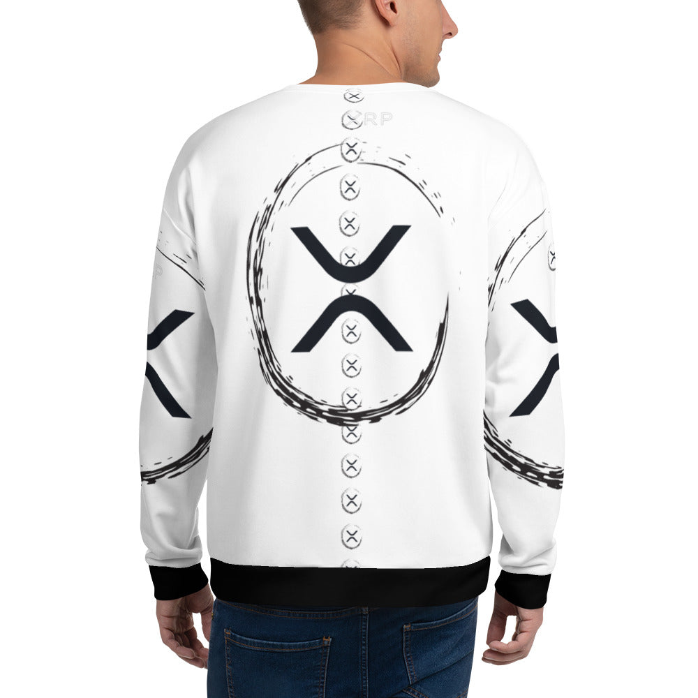 Xrp Incircle White Sweatshirt