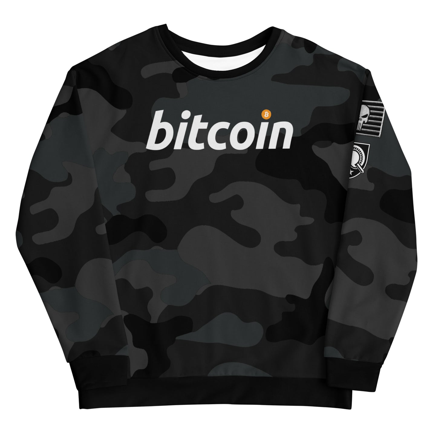Bitcoin Dark Camo Sweatshirt