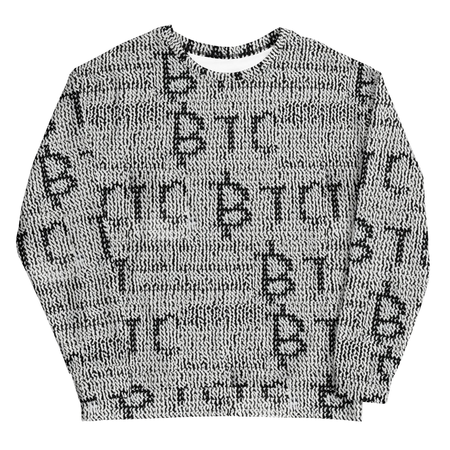 Bitcoin Knit Sweatshirt
