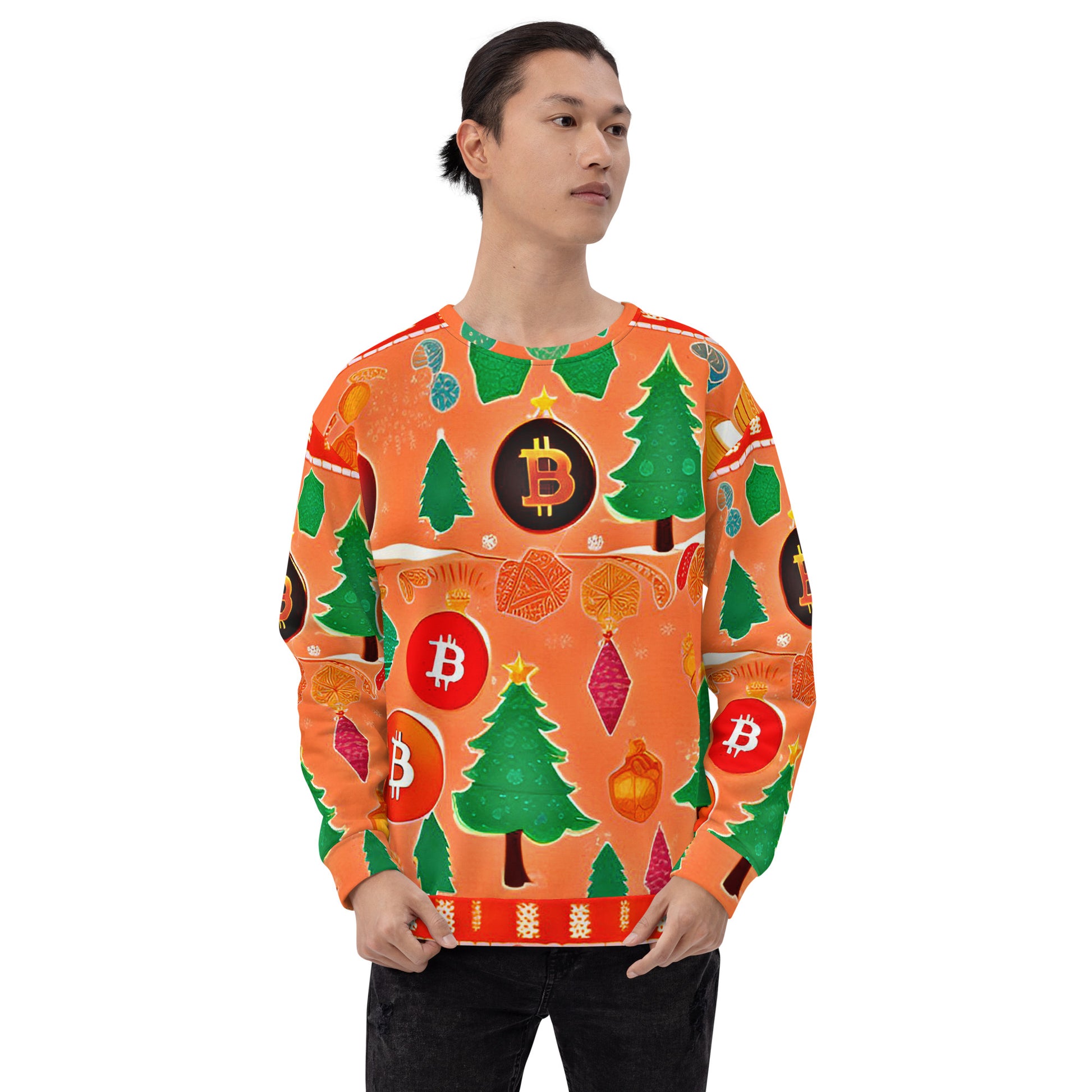 Bitcoin Santa Sweatshirt In N Out Crypto