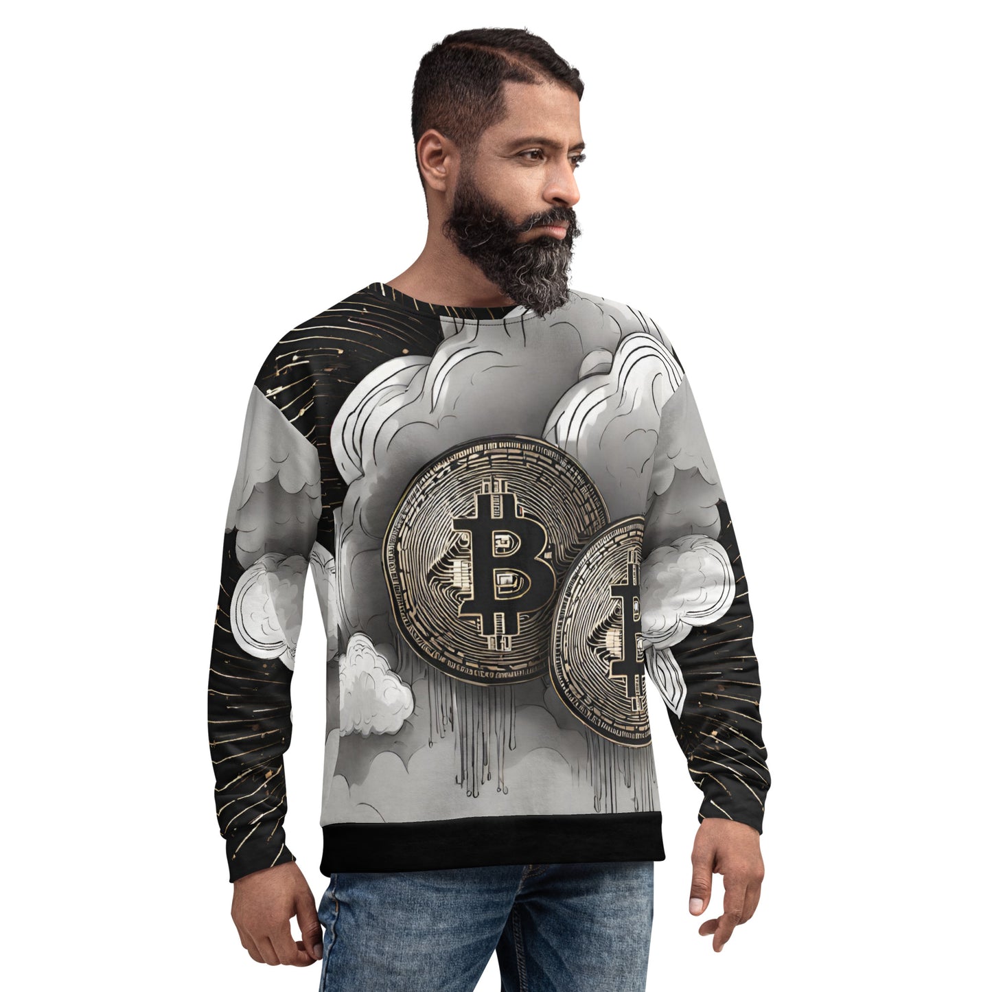 Bitcoin Cloud Art Sweatshirt