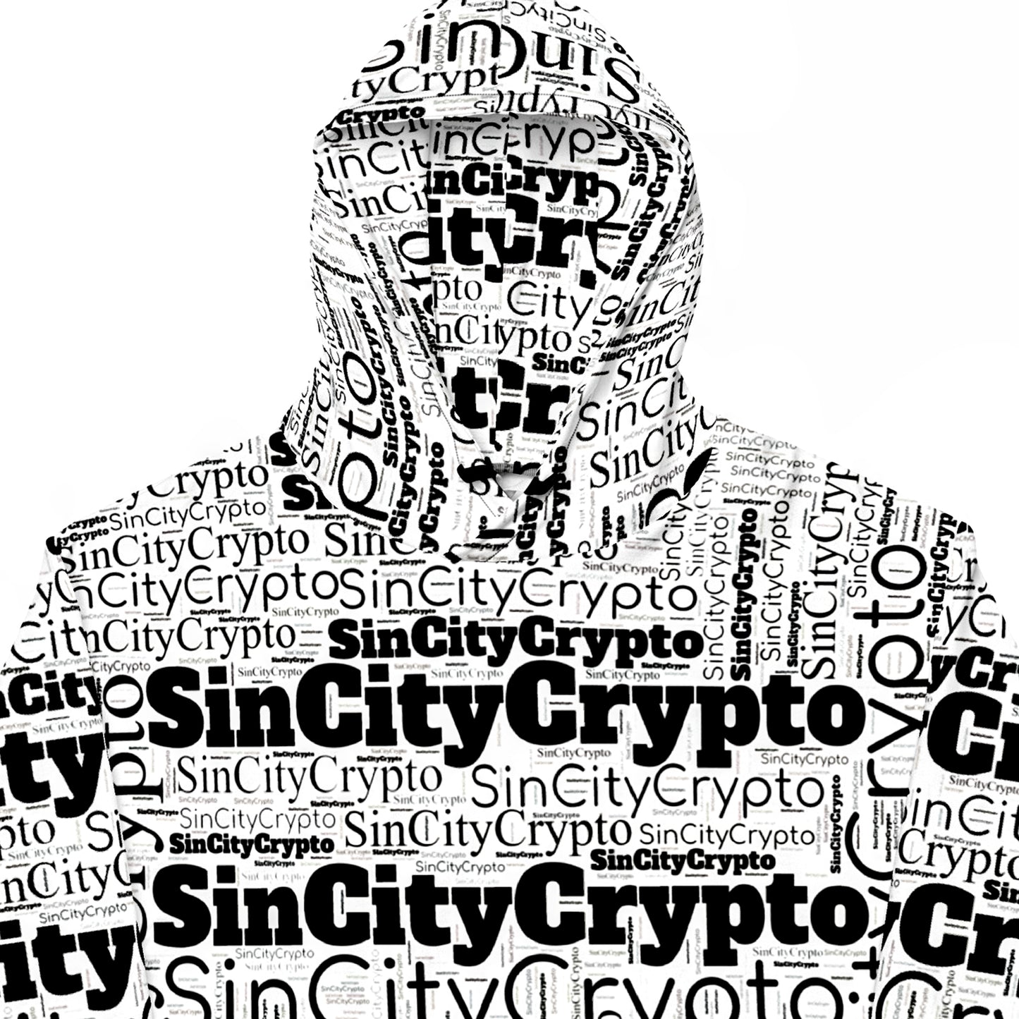 Sin City Crypto News White Hoodie