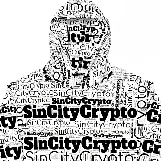 Sin City Crypto News White Hoodie