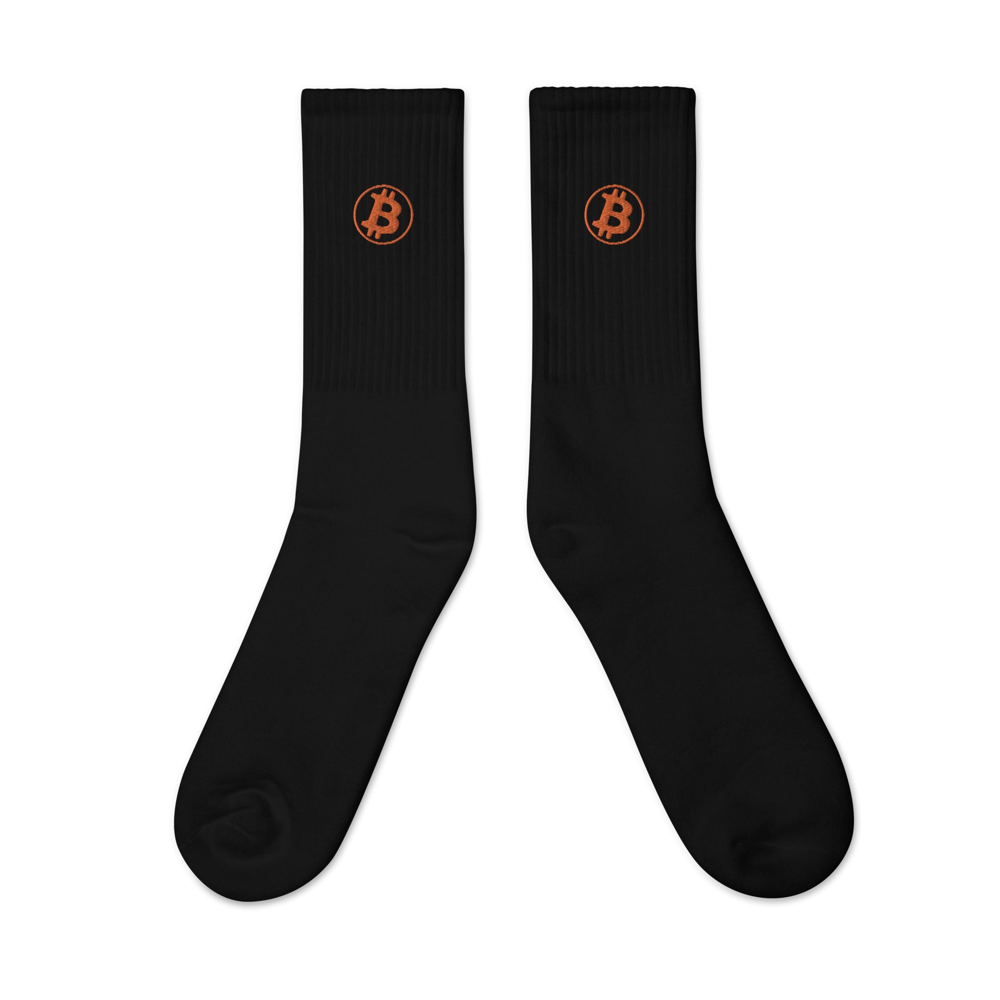 Bitcoin Embroidered Socks InNOutCrypto