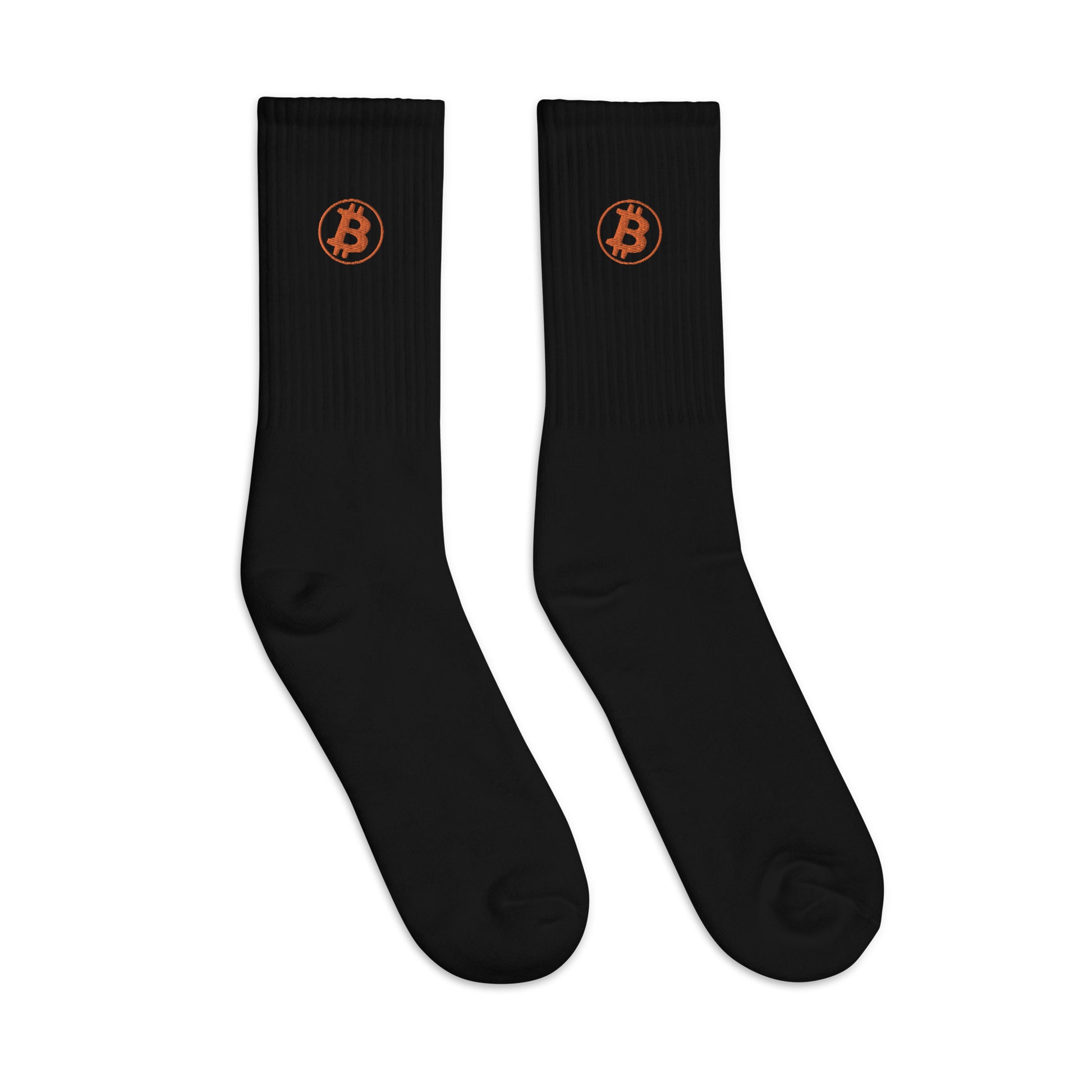 Bitcoin Embroidered Socks InNOutCrypto