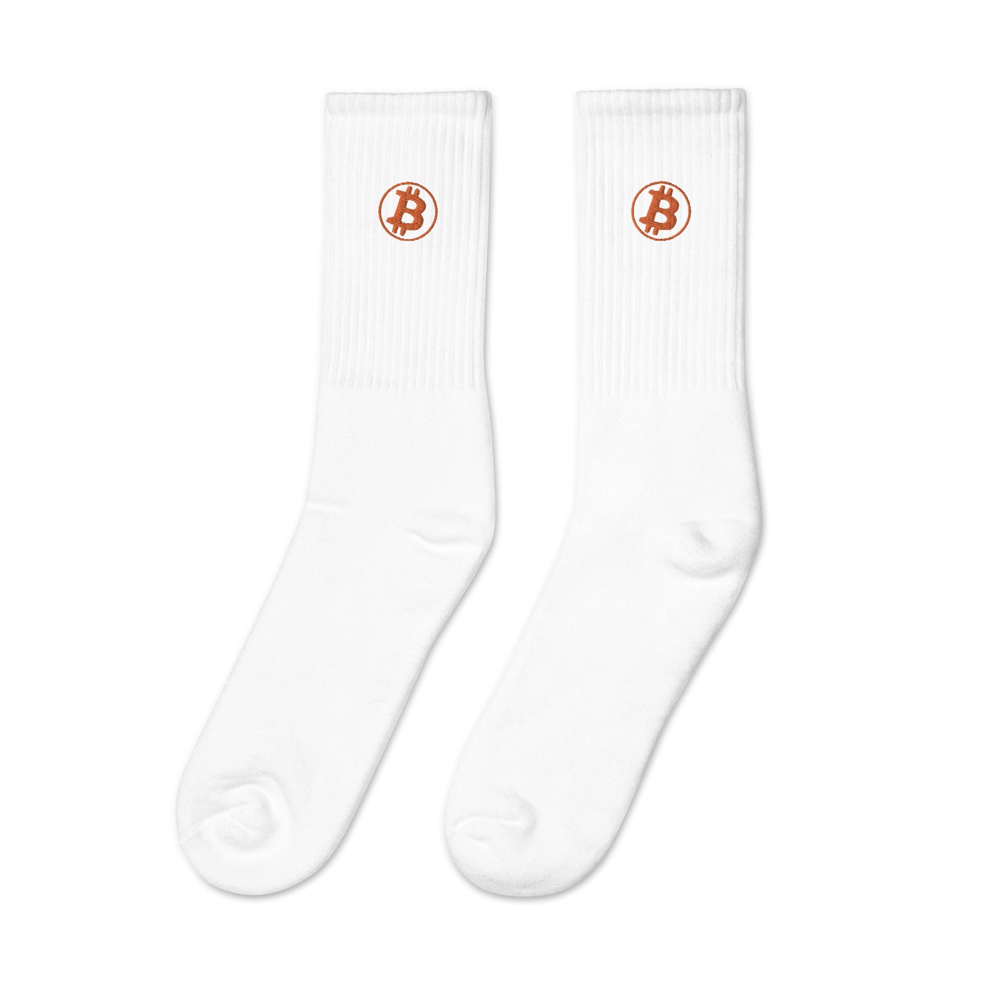 Bitcoin Embroidered Socks InNOutCrypto