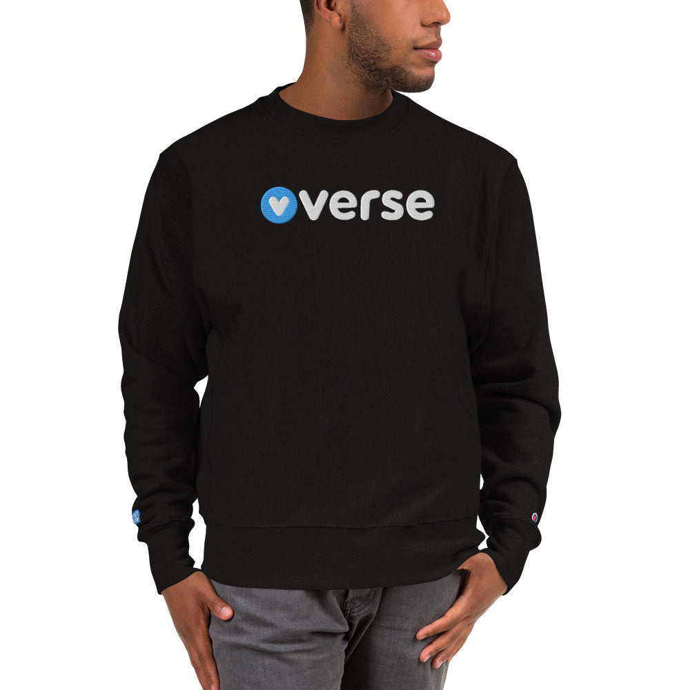 Verse Embroidered Champion Sweatshirt InNOutCrypto