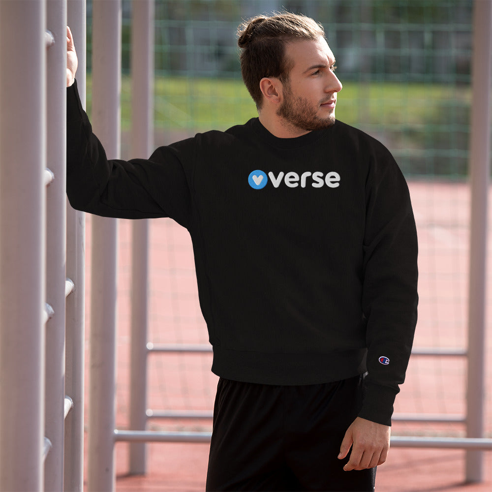 Verse Embroidered Champion Sweatshirt InNOutCrypto