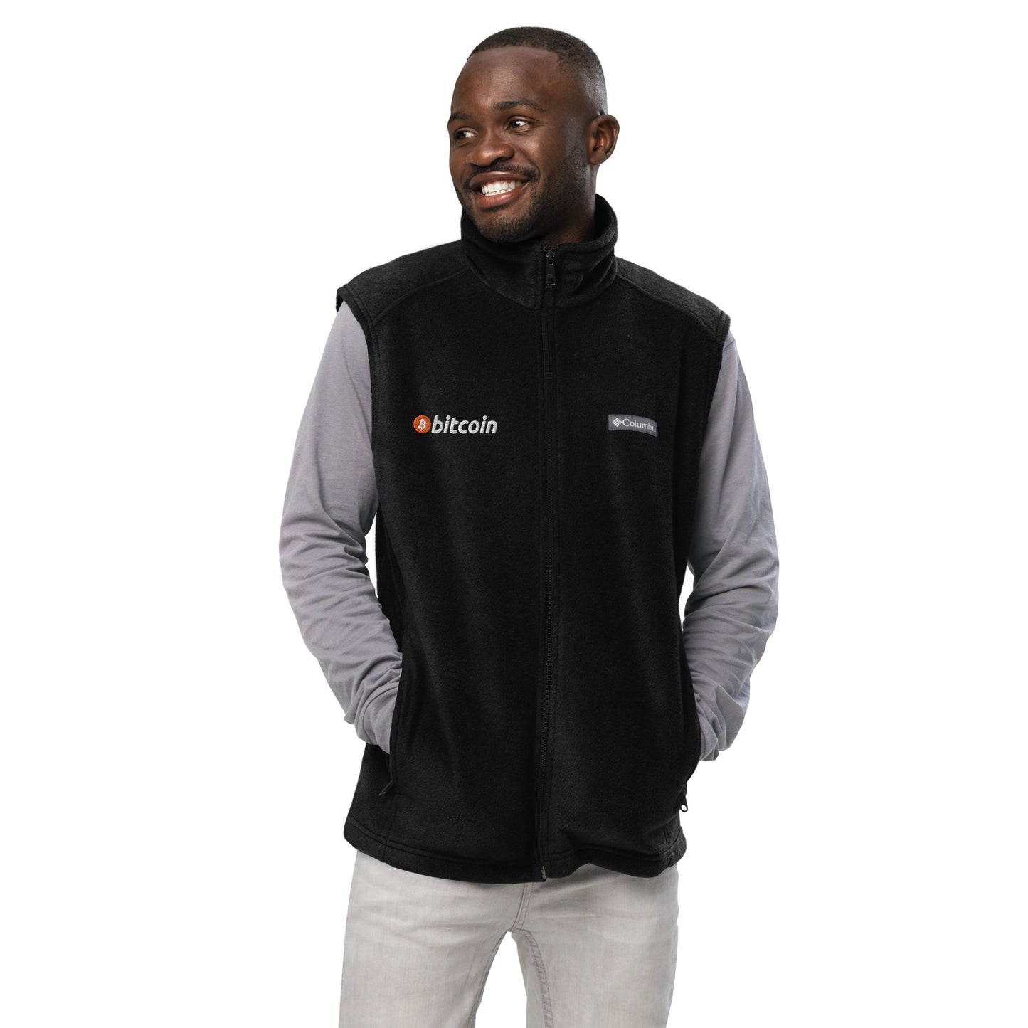 Bitcoin Classic Men’s Columbia Fleece Vest InNOutCrypto