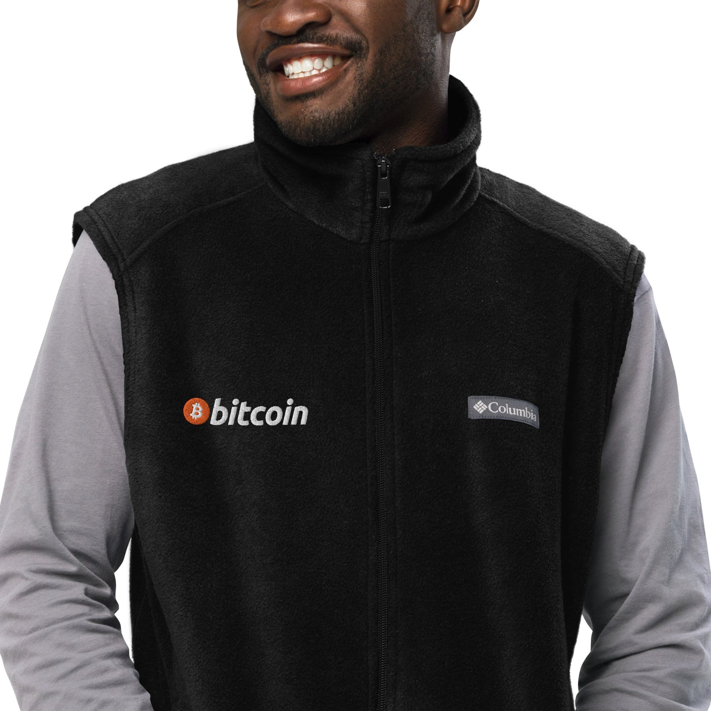 Bitcoin Classic Men’s Columbia Fleece Vest InNOutCrypto