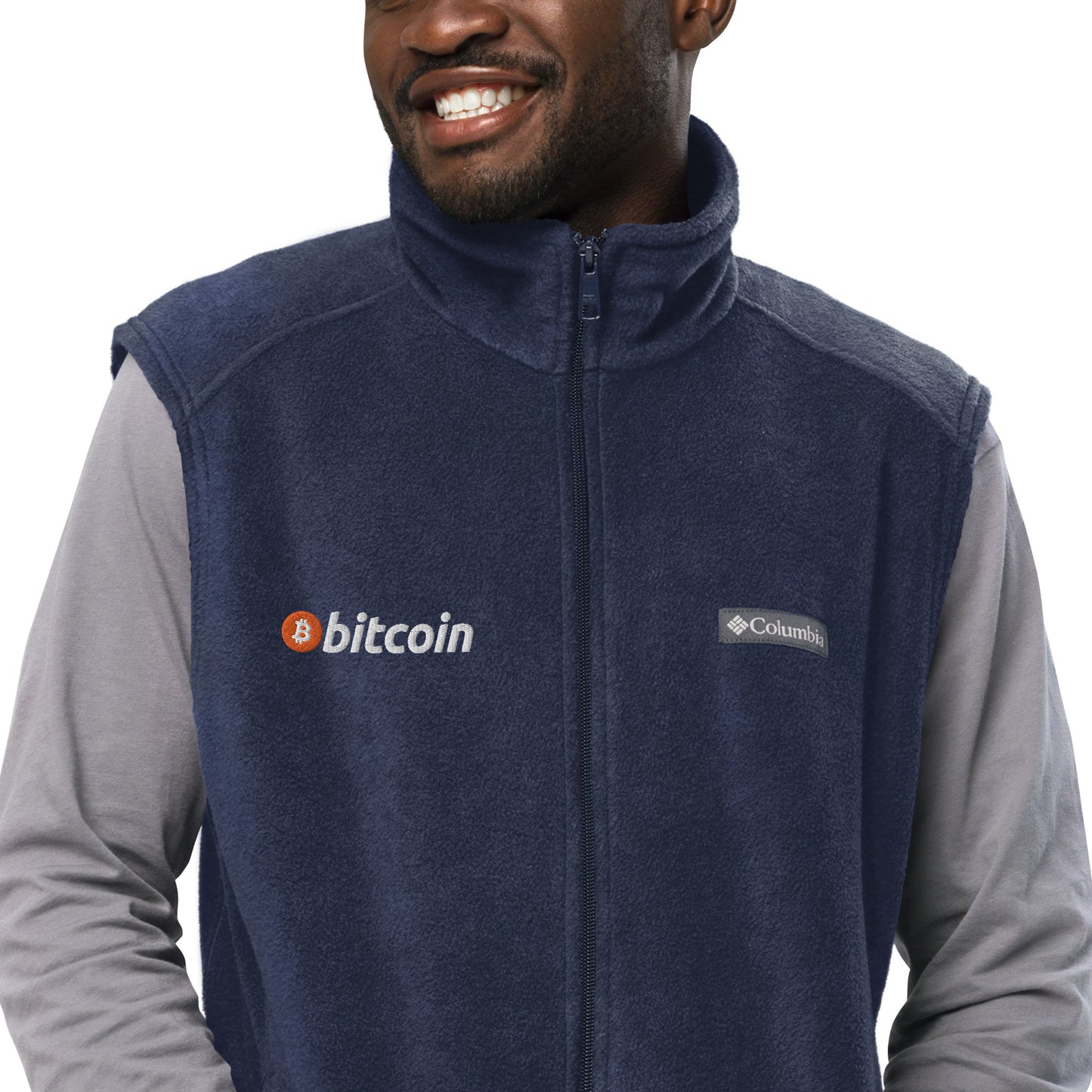 Bitcoin Classic Men’s Columbia Fleece Vest InNOutCrypto