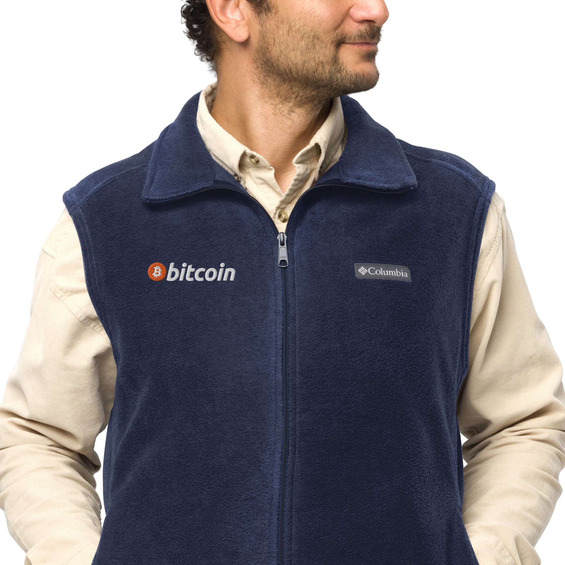 Bitcoin Classic Men’s Columbia Fleece Vest InNOutCrypto