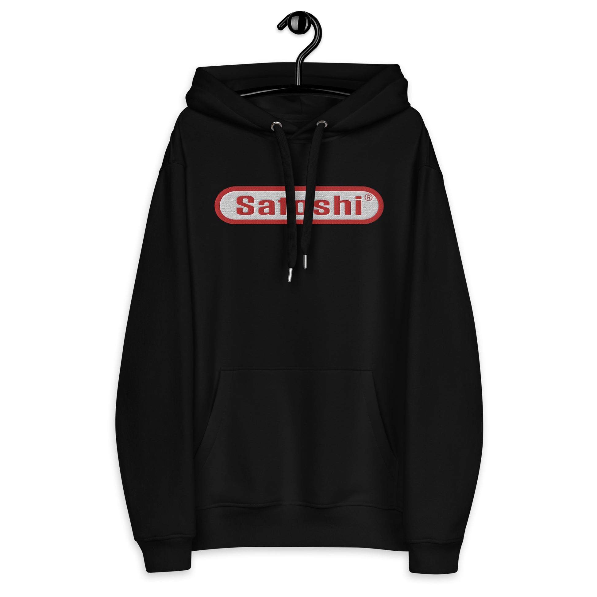 Satoshi Embroidered Premium Eco Hoodie InNOutCrypto