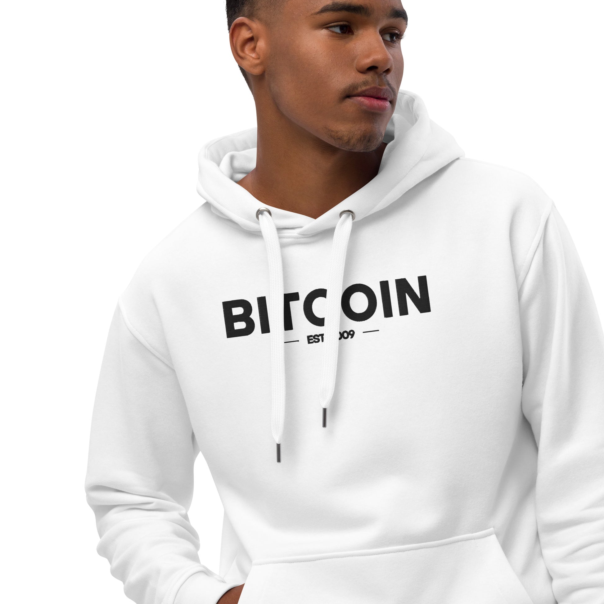 Bitcoin 2009 Embroidered Premium Eco Hoodie InNOutCrypto