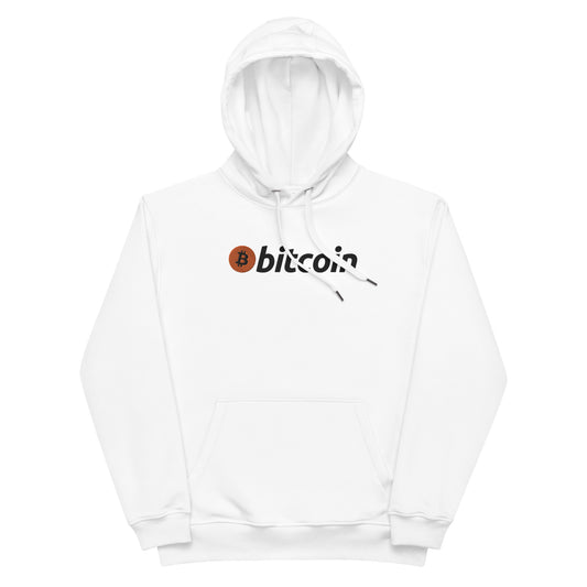Bitcoin Embroidered Premium Hoodie In N Out Crypto
