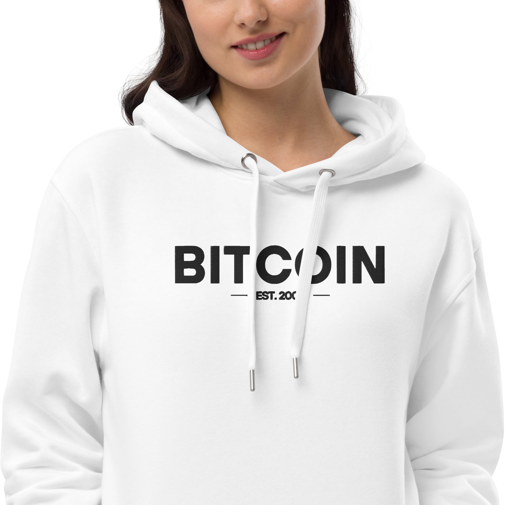 Bitcoin 2009 Embroidered Premium Eco Hoodie InNOutCrypto