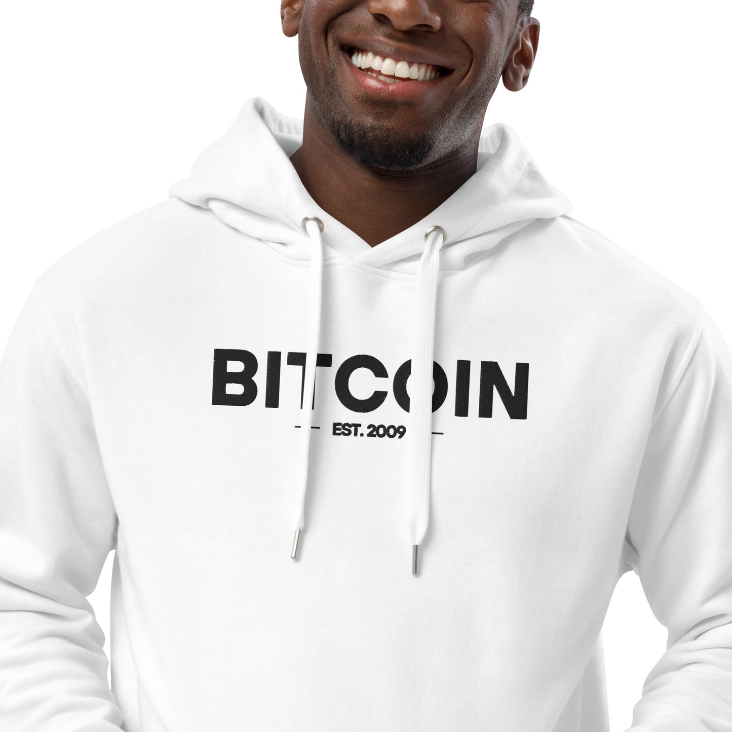 Bitcoin 2009 Embroidered Premium Eco Hoodie InNOutCrypto