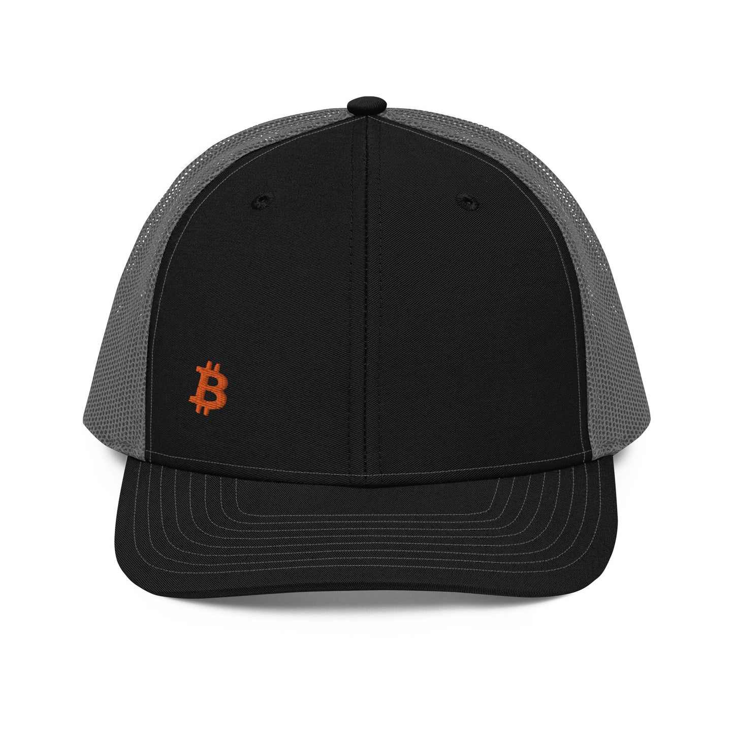 Bitcoin Sleek Embroidered Trucker Hat In N Out Crypto