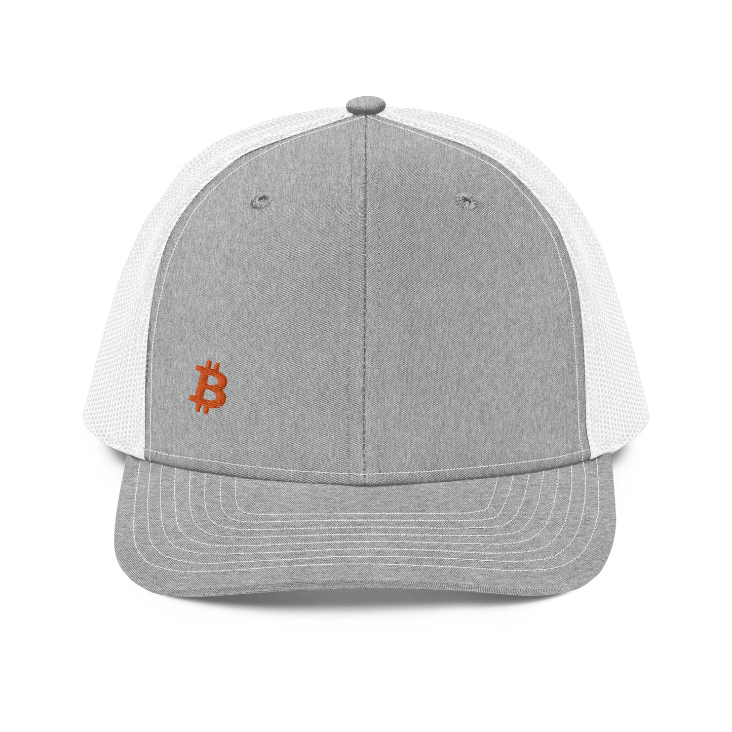 Bitcoin Sleek Embroidered Trucker Hat In N Out Crypto