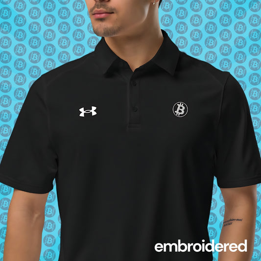 Bitcoin Under Armour® men's polo InNOutCrypto