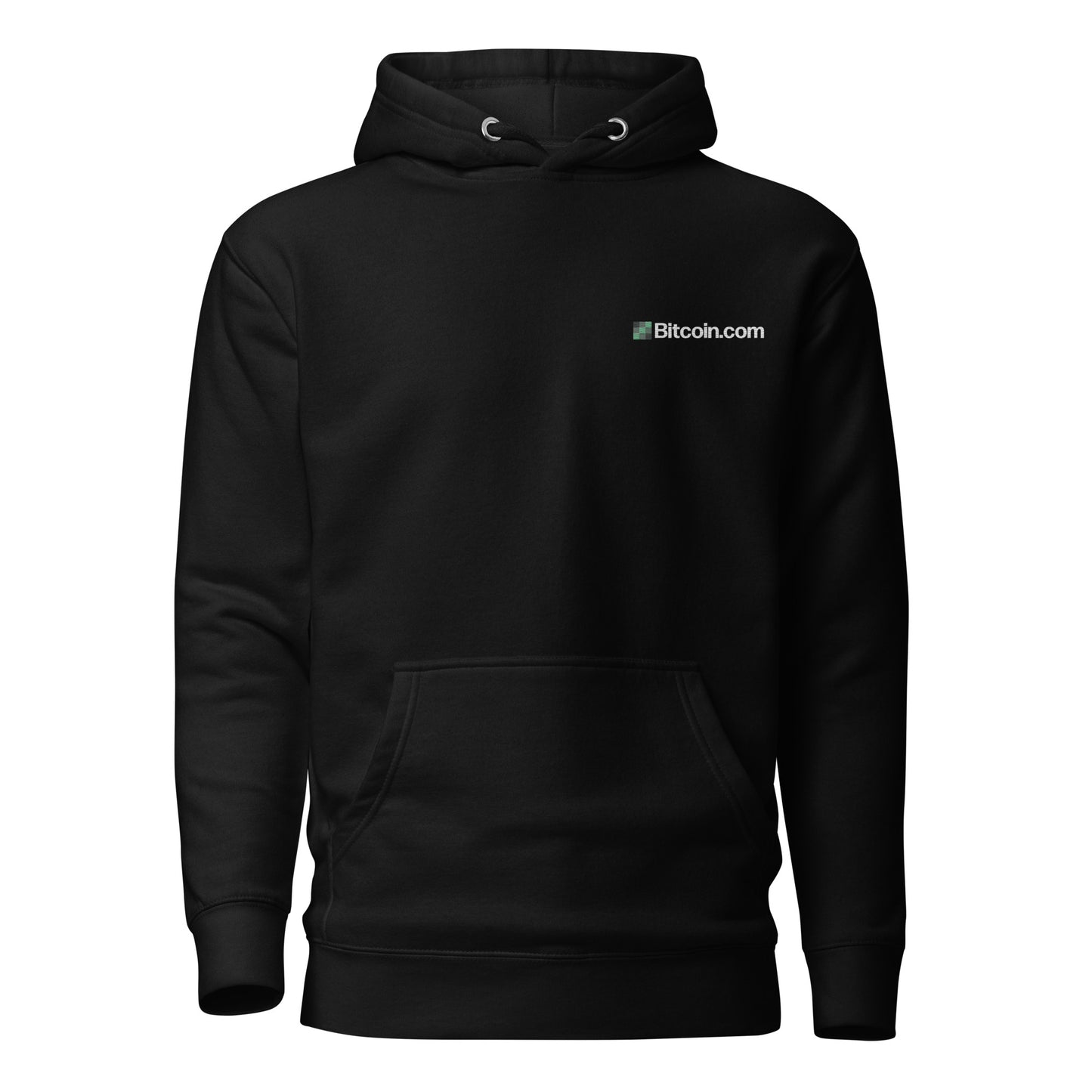 BitcoinCom Pocket Embroidered Premium Hoodie InNOutCrypto