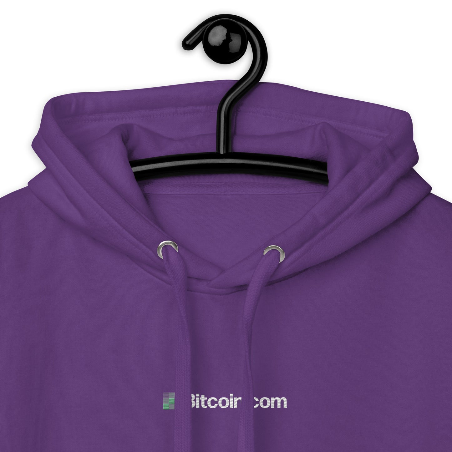 BitcoinCom Minimal Embroidered Premium Hoodie InNOutCrypto