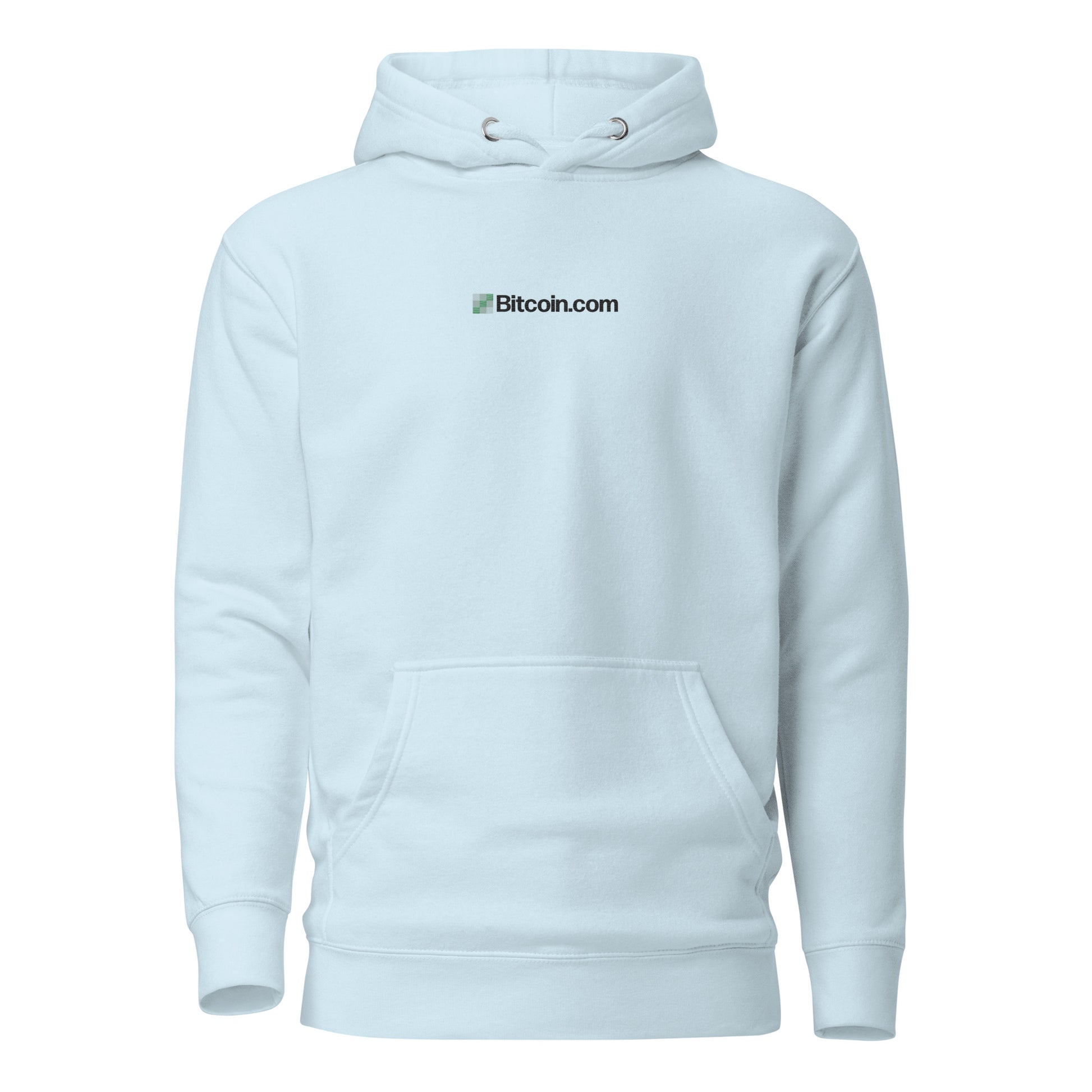 BitcoinCom Minimal Embroidered Premium Hoodie InNOutCrypto