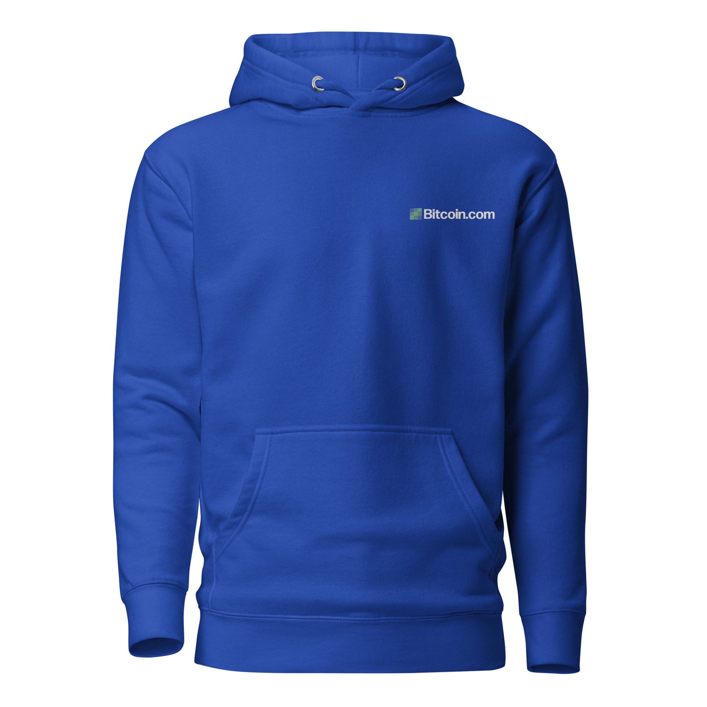 BitcoinCom Pocket Embroidered Premium Hoodie InNOutCrypto