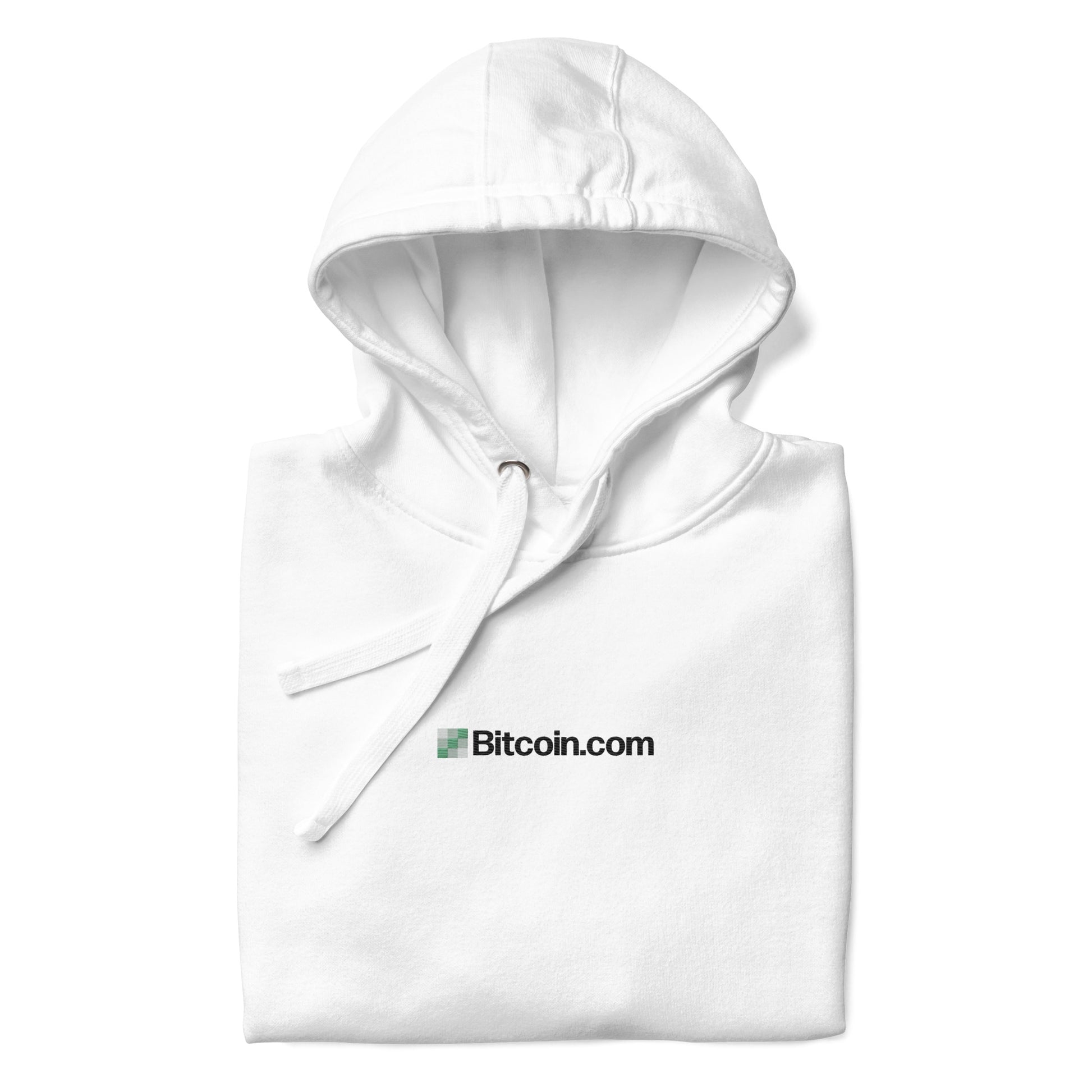 BitcoinCom Minimal Embroidered Premium Hoodie InNOutCrypto