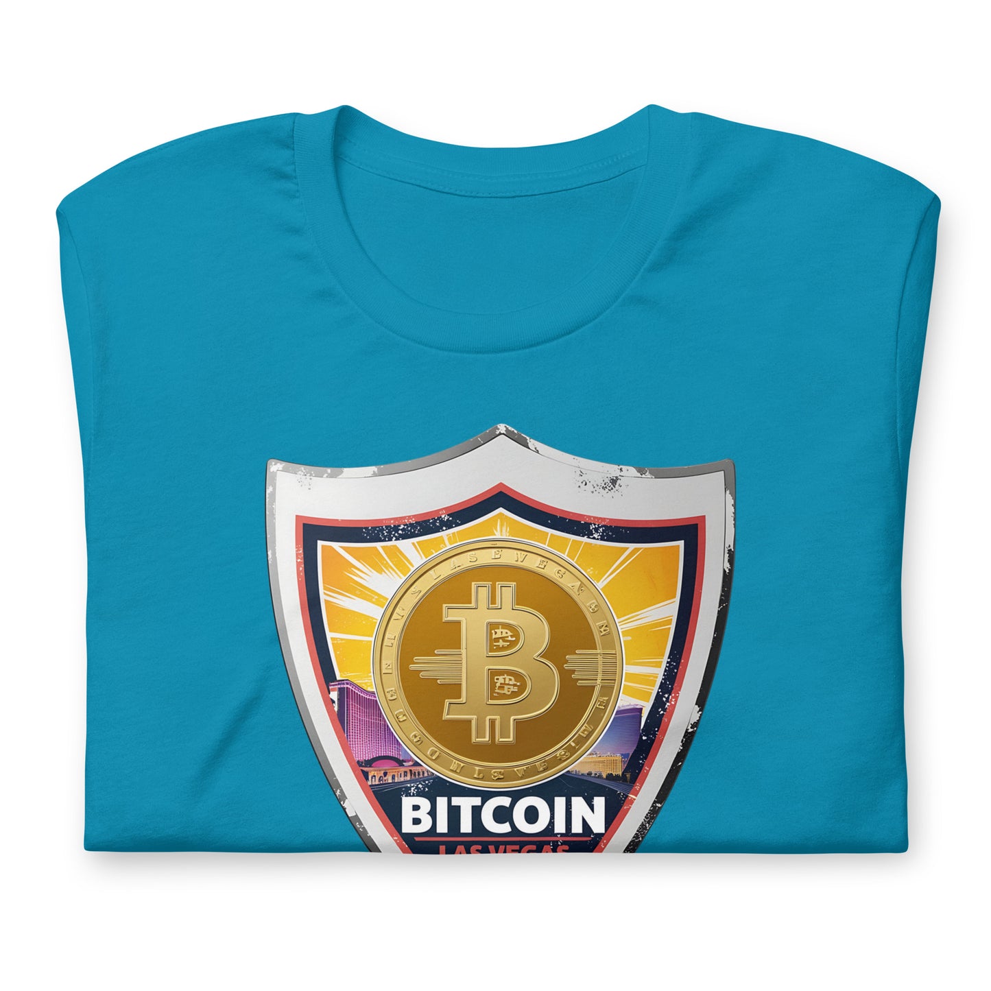 Bitcoin Las Vegas 2025 Shield T-Shirt In N Out Crypto