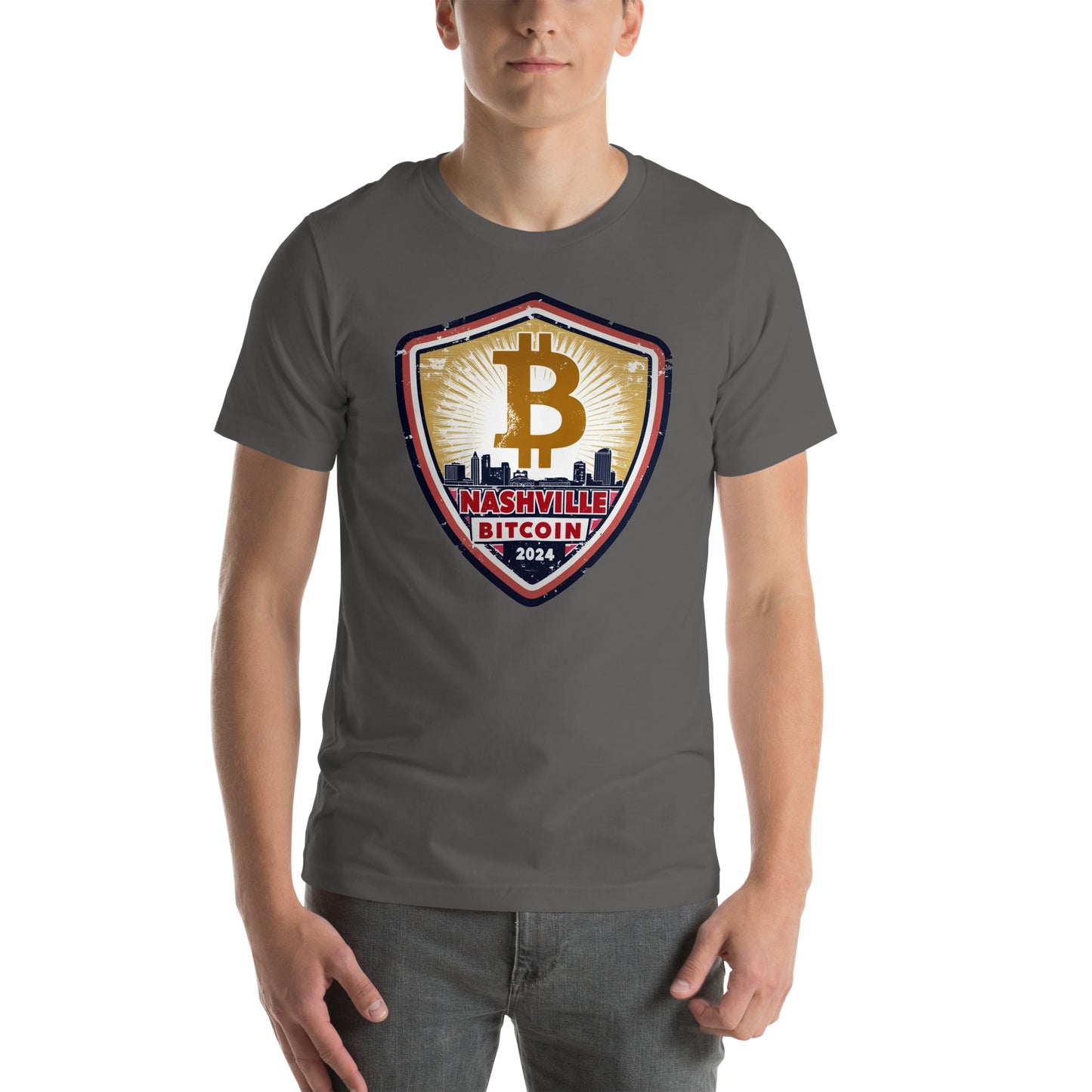 Bitcoin Nashville 2024 Retro T-Shirt In N Out Crypto