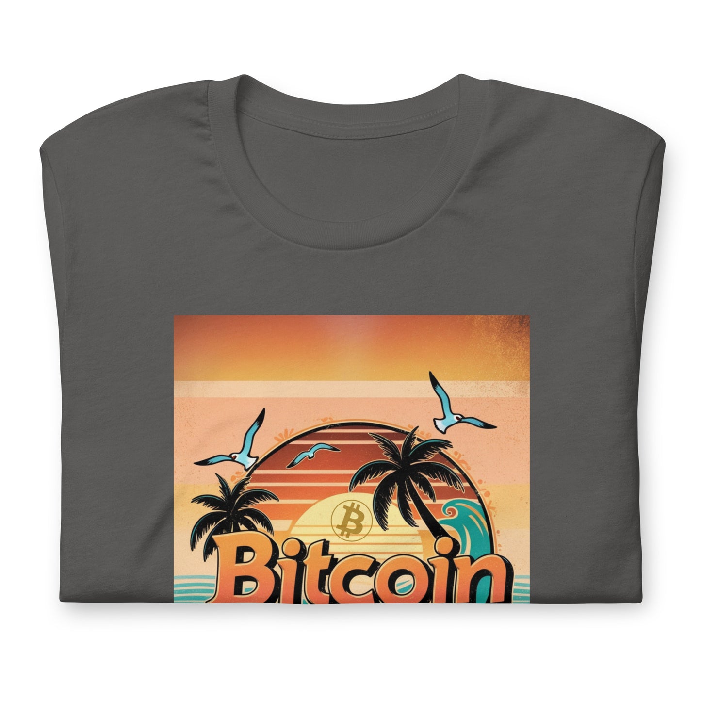 Bitcoin Beach Sunset T-Shirt In N Out Crypto