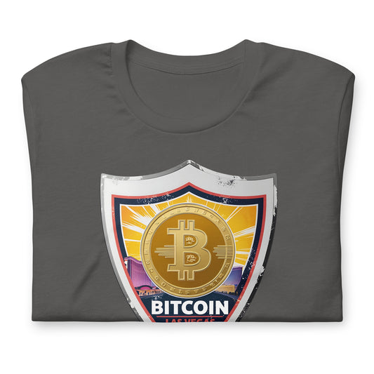 Bitcoin Las Vegas 2025 Shield T-Shirt In N Out Crypto