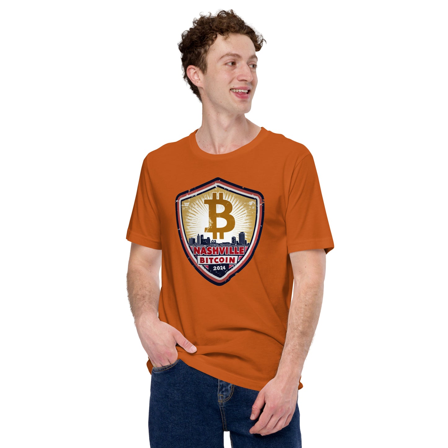 Bitcoin Nashville 2024 Retro T-Shirt In N Out Crypto