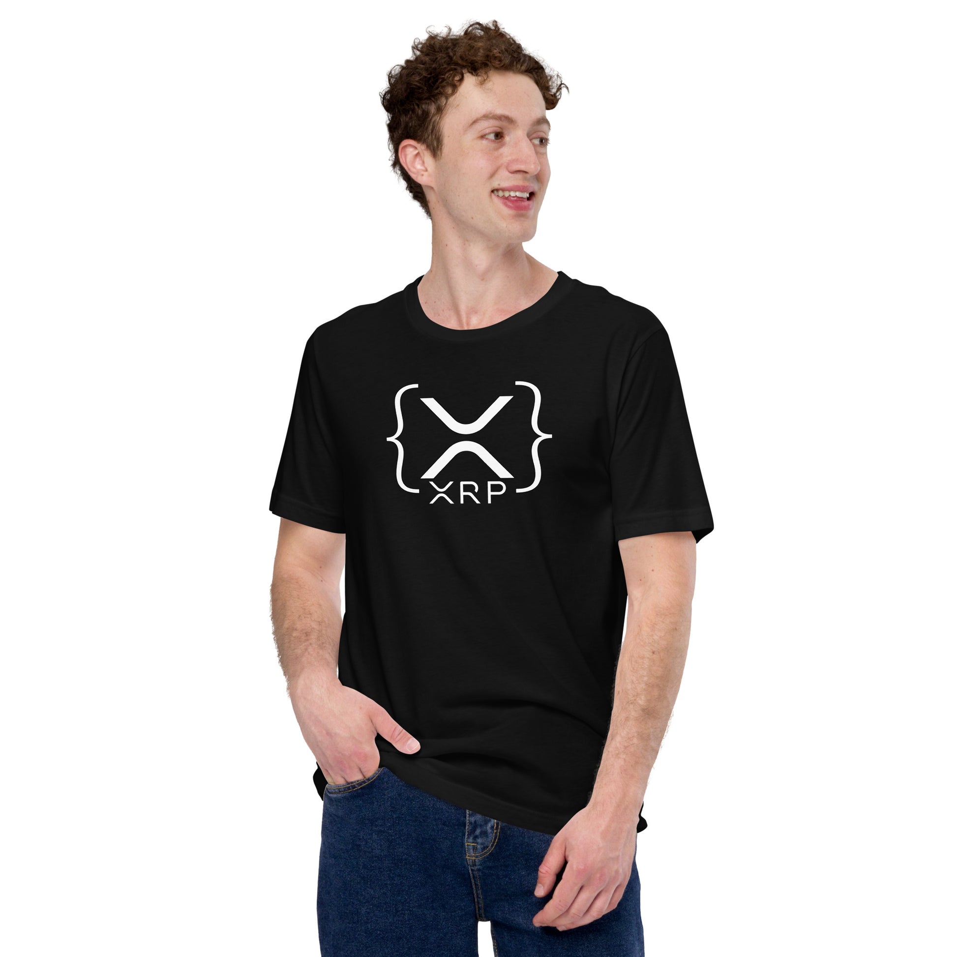 Xrp Curly Braces T-Shirt In N Out Crypto