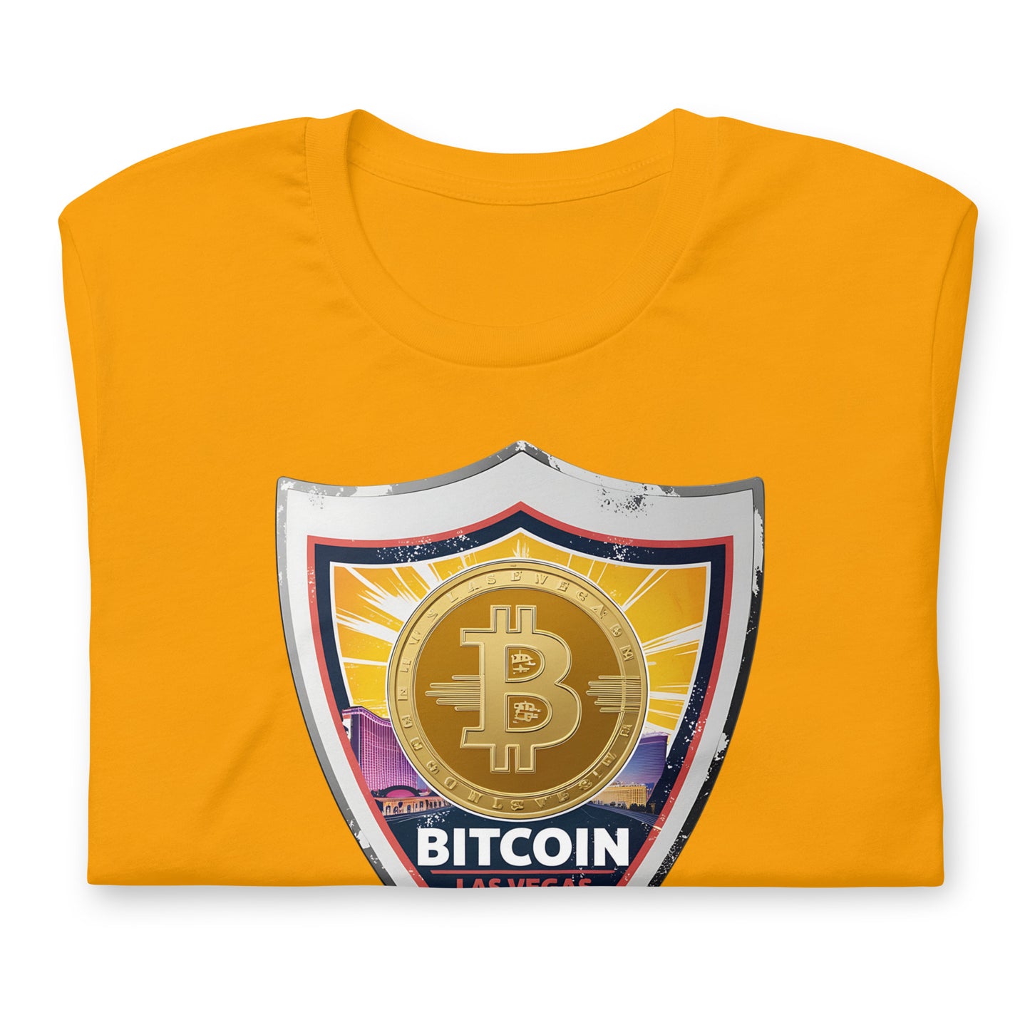 Bitcoin Las Vegas 2025 Shield T-Shirt In N Out Crypto