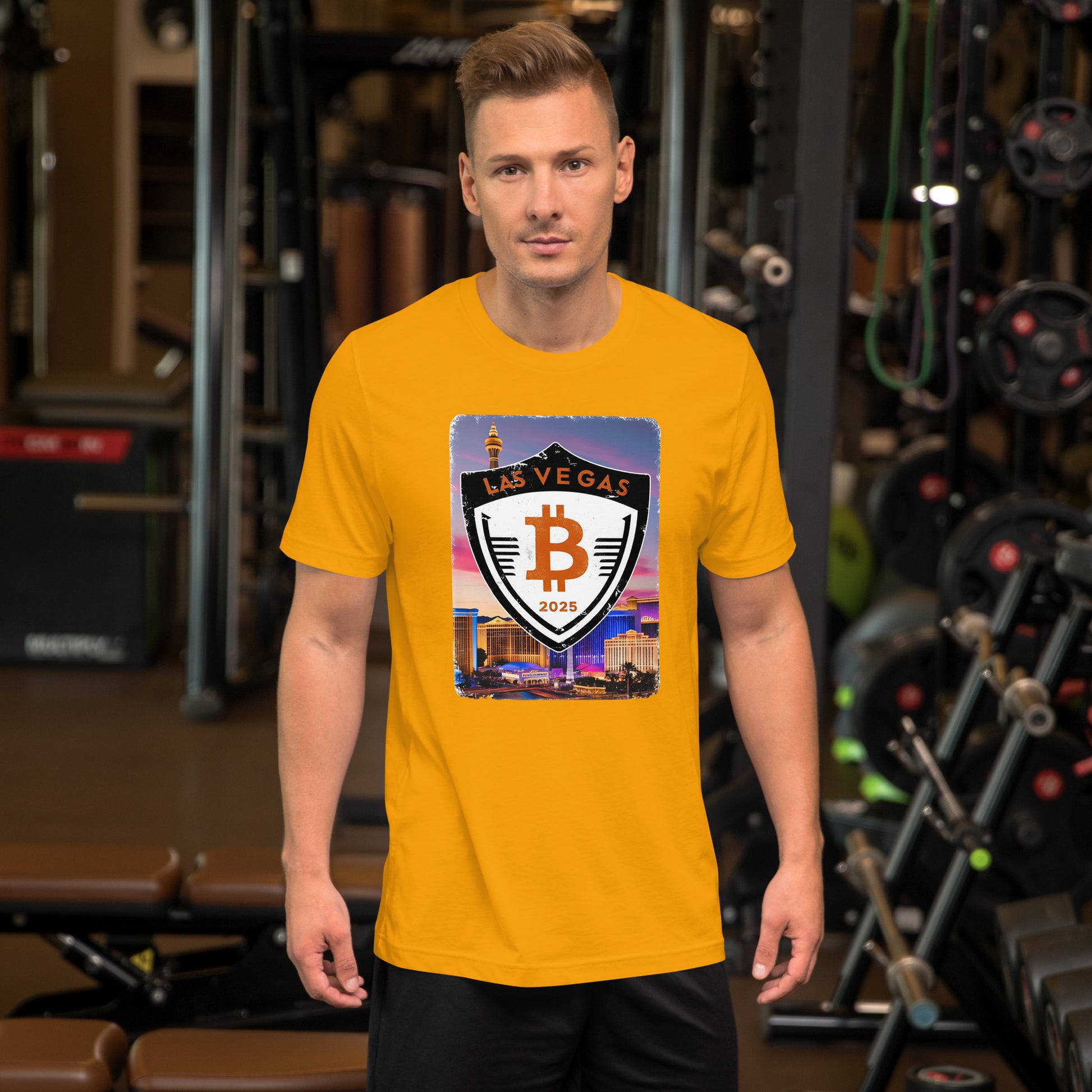 Bitcoin Las Vegas 2025 Scudo T-Shirt InNOutCrypto