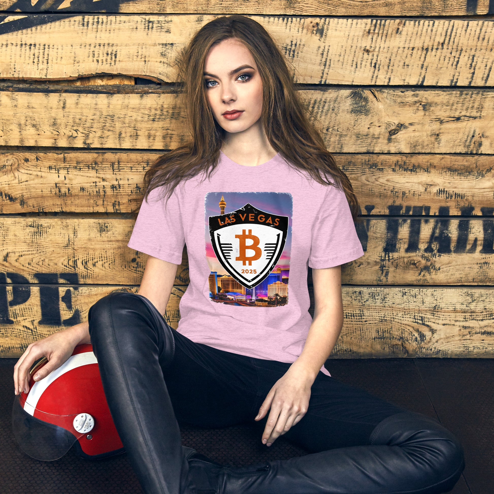 Bitcoin Las Vegas 2025 Scudo T-Shirt InNOutCrypto