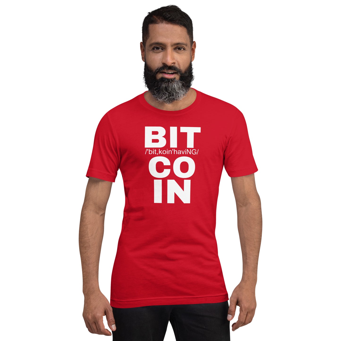 Bitcoin Having T-Shirt