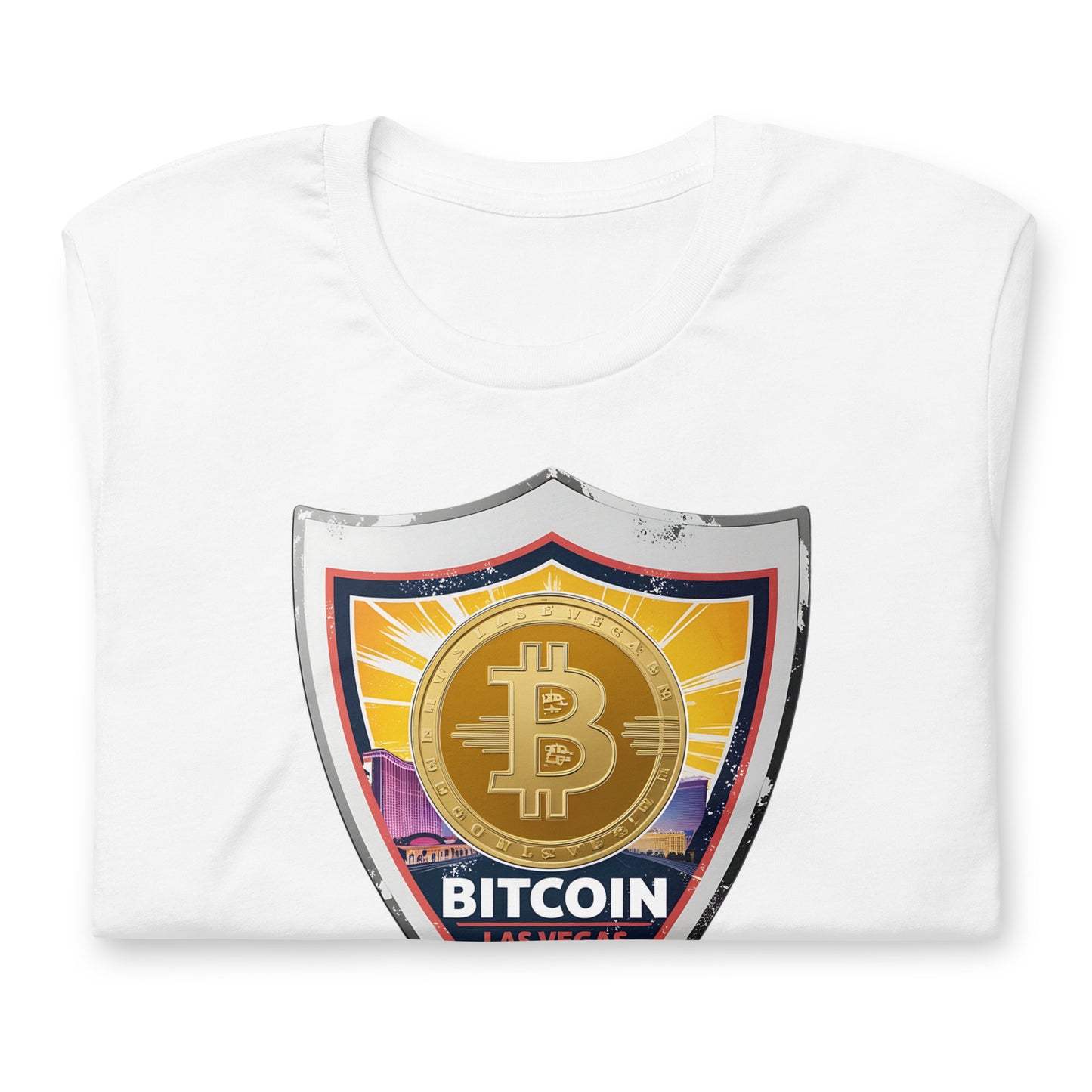 Bitcoin Las Vegas 2025 Shield T-Shirt In N Out Crypto