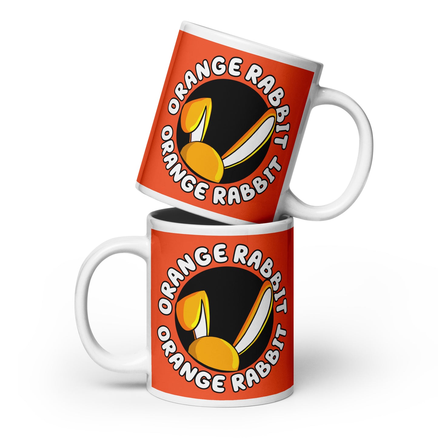 Orange Rabbit Mugs