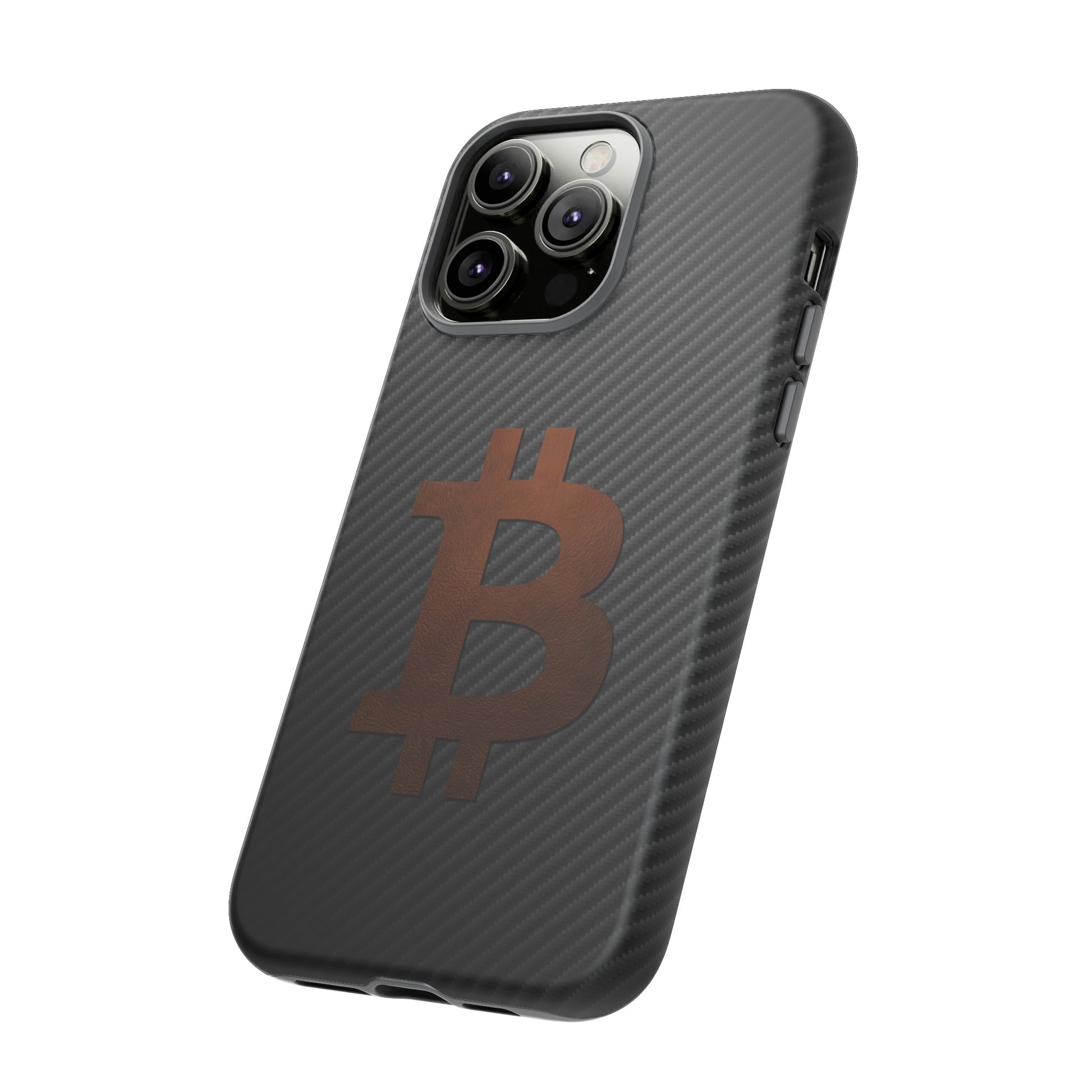 Bitcoin Fiber Brown Leather Case In N Out Crypto