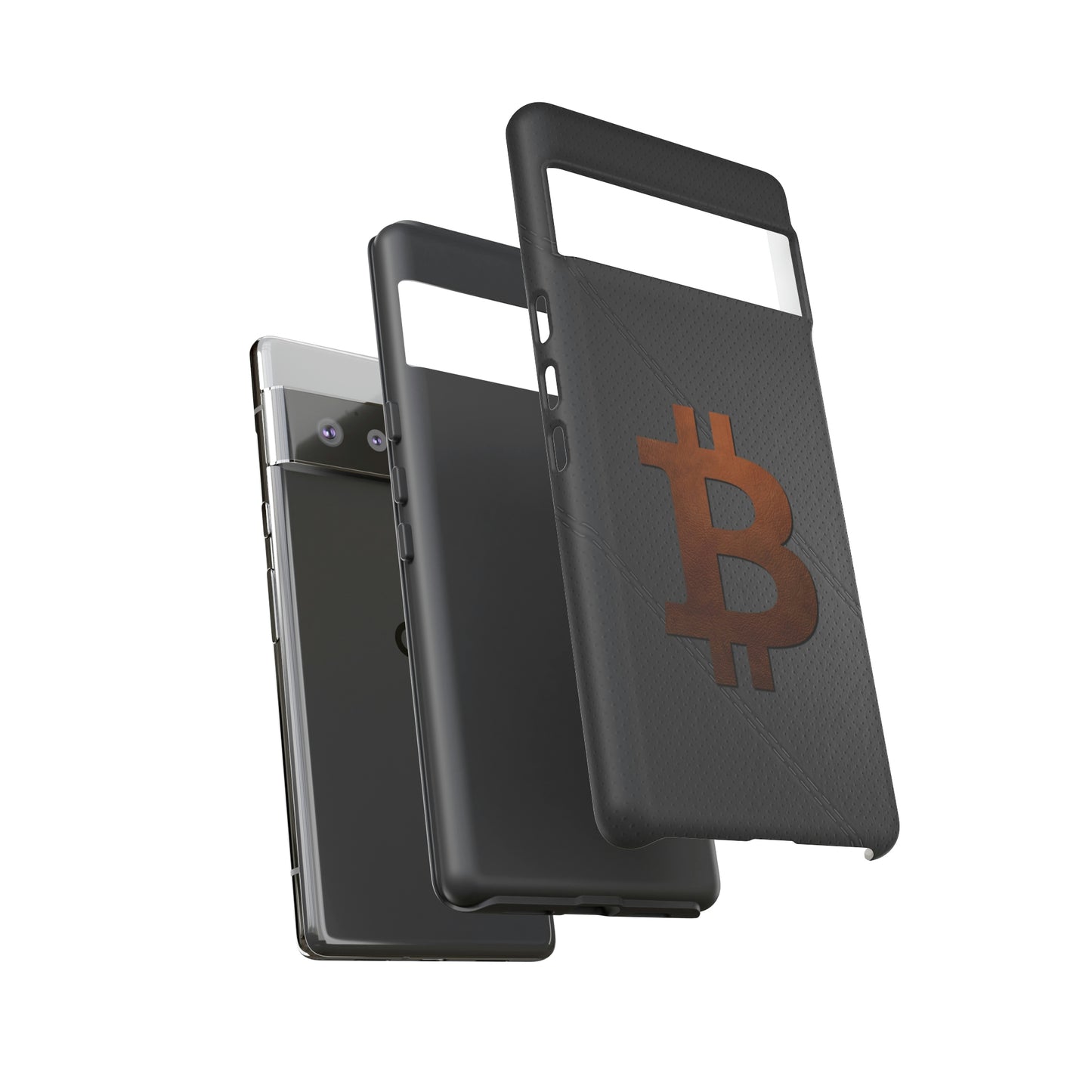 Bitcoin Brown Leather Case