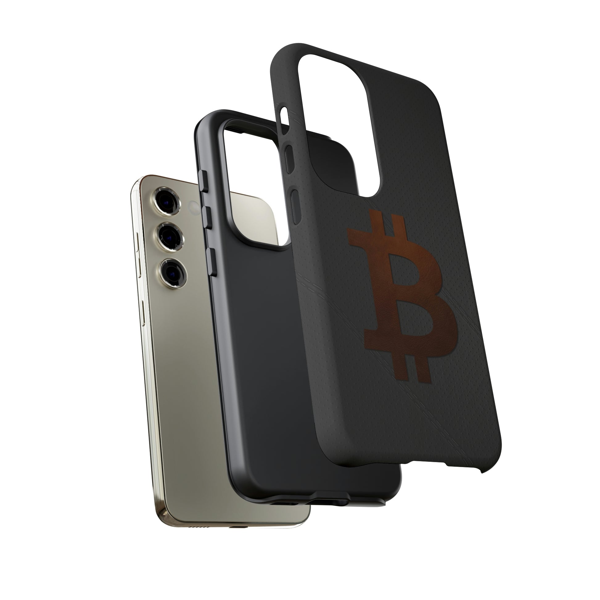 Bitcoin Brown Leather Case In N Out Crypto