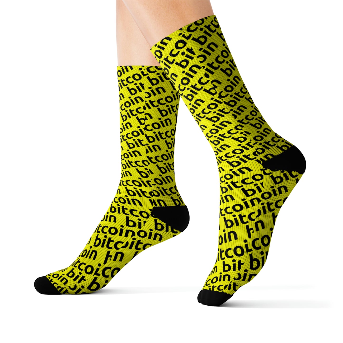 Bitcoin Lemon Socks