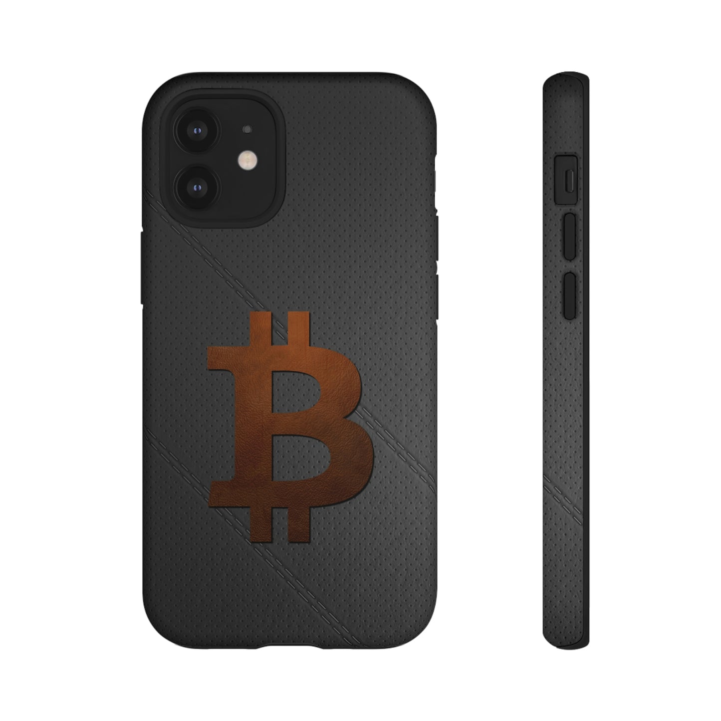 Bitcoin Brown Leather Case