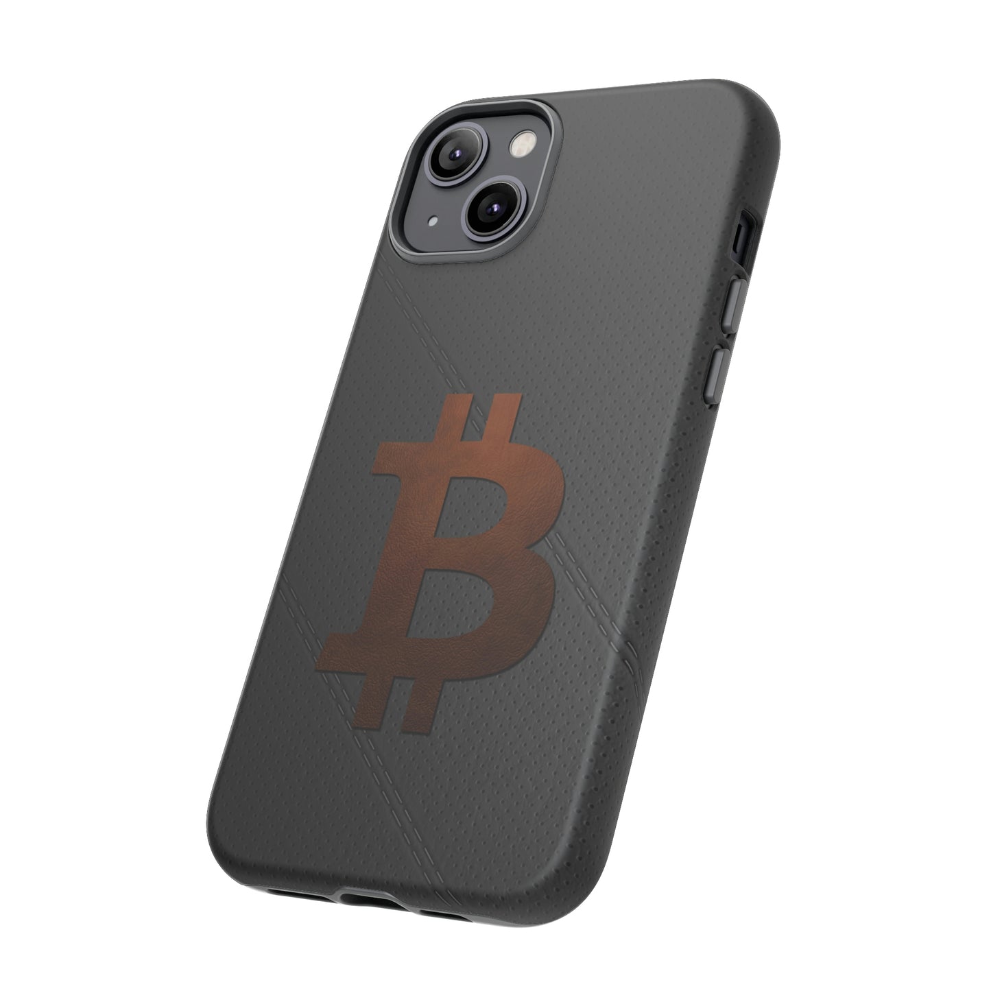 Bitcoin Brown Leather Case