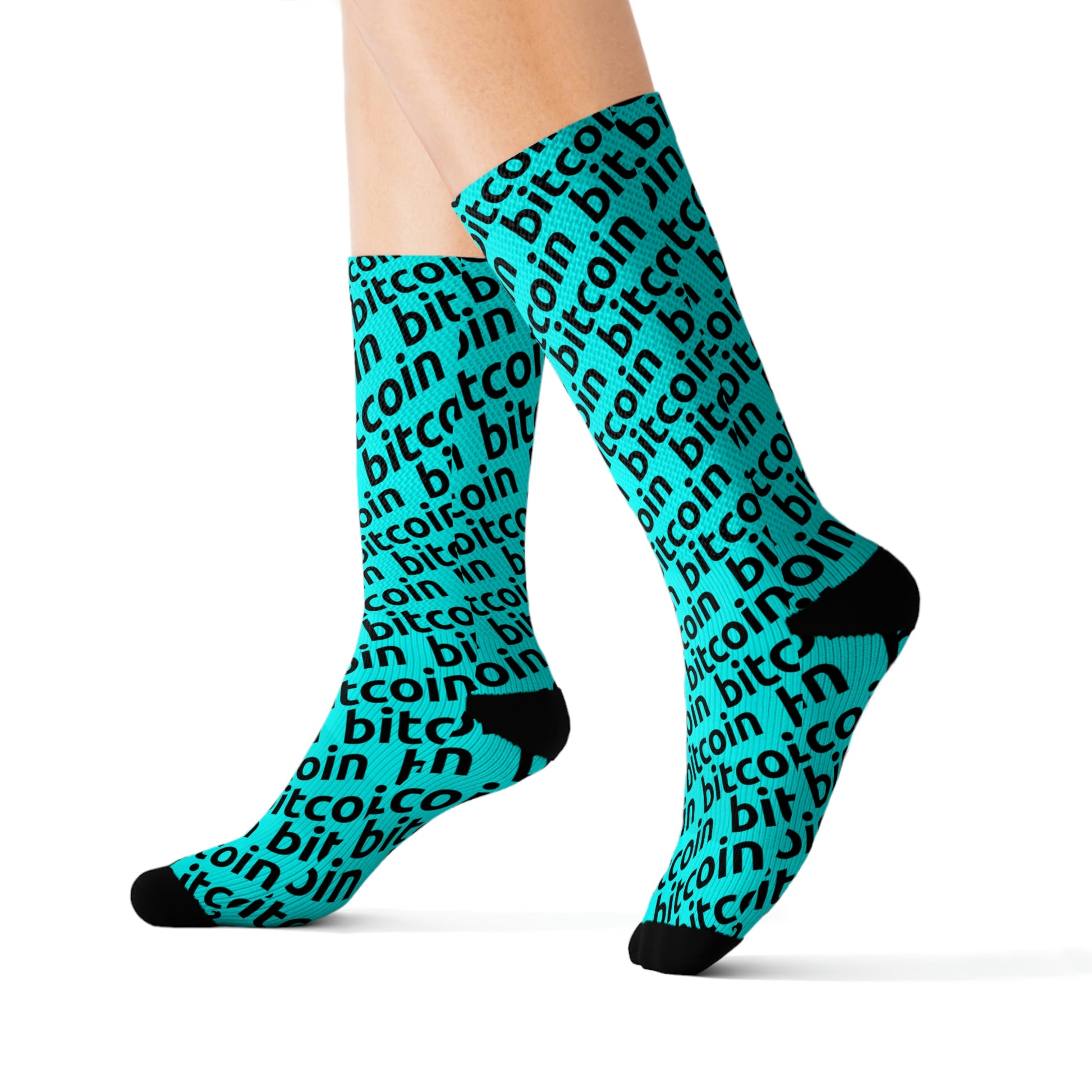 Bitcoin Electric Socks Printify